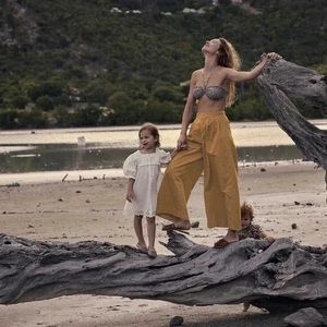 Doen Valentin khaki wide leg pants